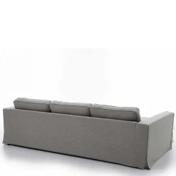 Polsterecke in Grau Webstoff - Valtte