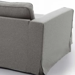 Polsterecke in Grau Webstoff - Valtte