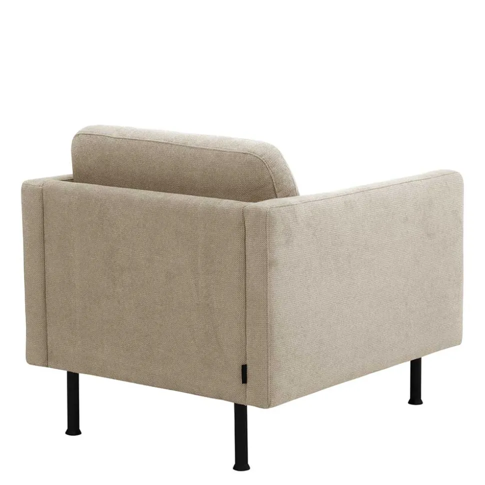 Polstersessel in Beige mit Schwarz - Roco