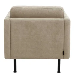 Polstersessel in Beige mit Schwarz - Roco