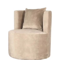 Polstersessel in Beige Velours - Sealand