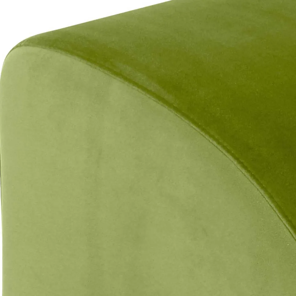 Polstersessel in Oliv Grün und Schwarz - Sofia