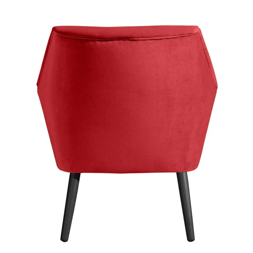 Polstersessel in Rot und Schwarz - Zehadra