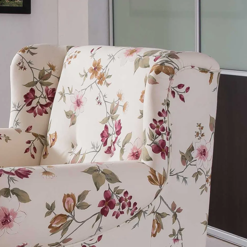 Polstersessel Ultina mit Blumenmuster