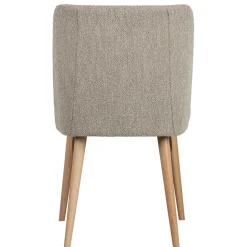 Polsterstühle in Beigegrau Boucle - Cornelys (2er Set)