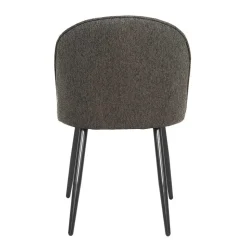 Polsterstühle in Dunkelgrau - Lolona (2er Set)