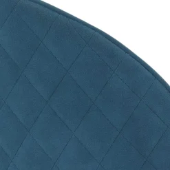 Polsterstühle in Petrol & Schwarz - Jeandru (4er Set)