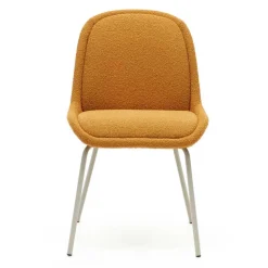 Polsterstühle in Senfgelb Boucle - Gatria (4er Set)