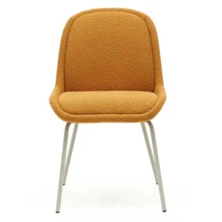 Polsterstühle in Senfgelb Boucle - Gatria (4er Set)