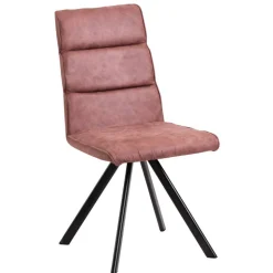 Polsterstuhl in Rosenholz - Isabelon (2er Set)