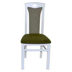 Polsterstuhl in Weiß & Grün - Suena (2er Set)
