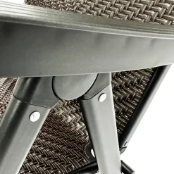 Polyrattan Gartenstühle in Schwarz-Braun - Lucasz (2er Set)