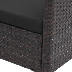 Polyrattan Tischgruppe für 2 Personen - Eneriffo (dreiteilig)