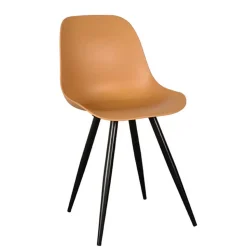 PP Schalenstühle in Ocker - Sayetton (2er Set)