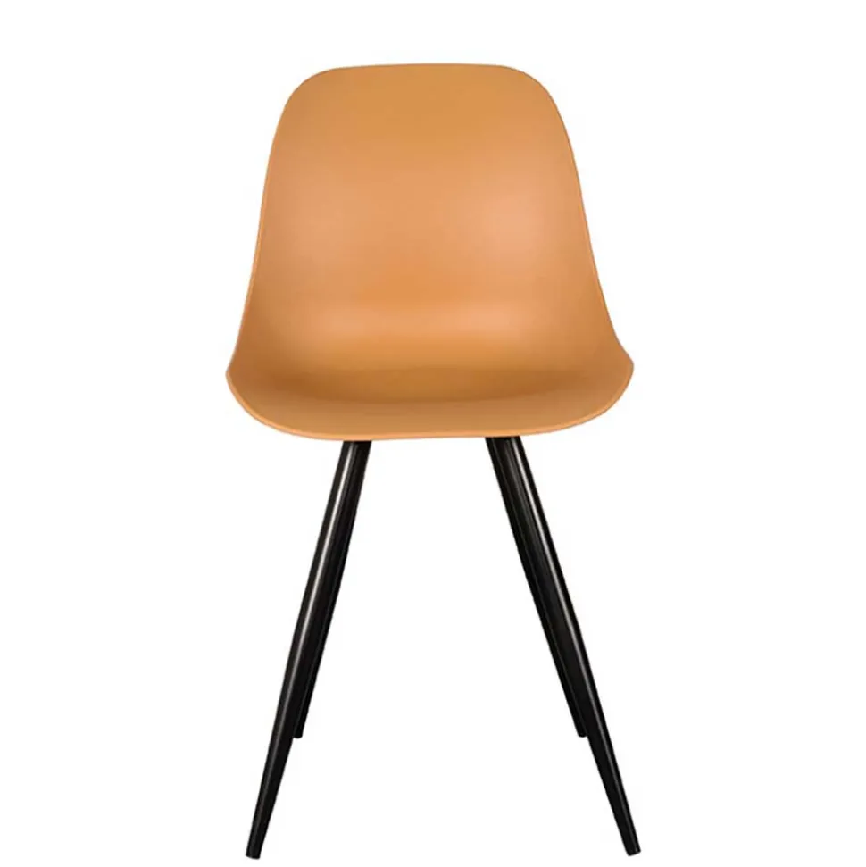 PP Schalenstühle in Ocker - Sayetton (2er Set)