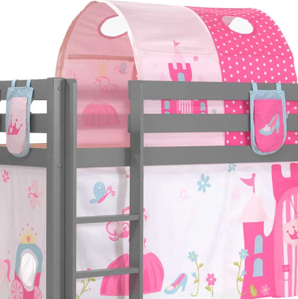 Prinzessinnen Rutschbett in Grau - Panterra