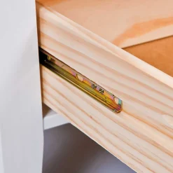 Quadrat 75x75 Landhaus Sofatisch mit Glas - Rosanna