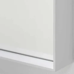 Quadratischer Spiegel in Weiß - Sandja