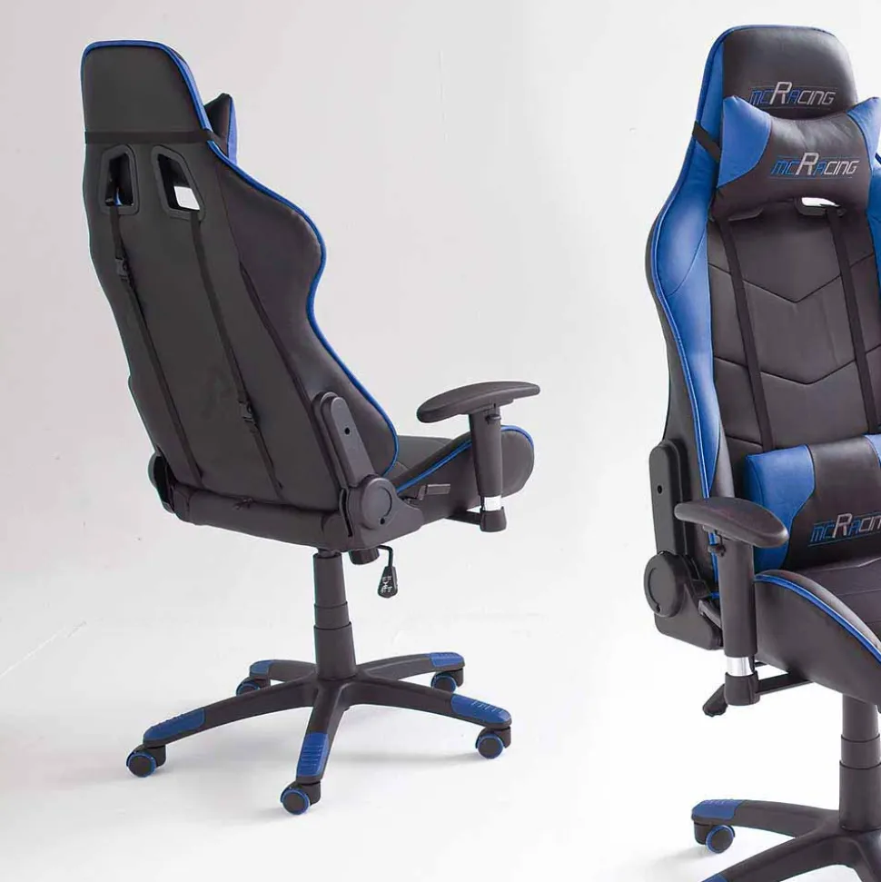 Racing Style Chefsessel mit Armlehnen - Omegon