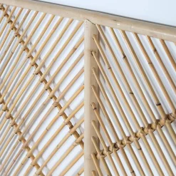Rattan Bett Kopfteil in Natur - Naas