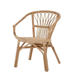 Rattan Esszimmerstuhl in Beige - Titian (2er Set)