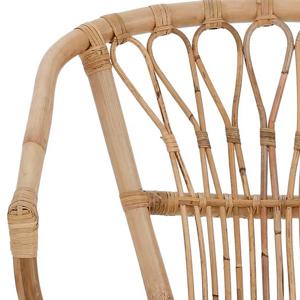 Rattan Esszimmerstuhl in Beige - Titian (2er Set)