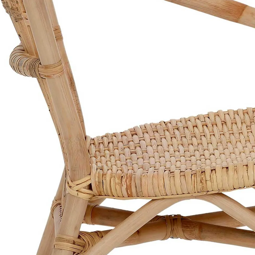 Rattan Esszimmerstuhl in Beige - Titian (2er Set)