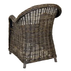 Rattan Geflechtsessel im Landhausstil - Hamidy