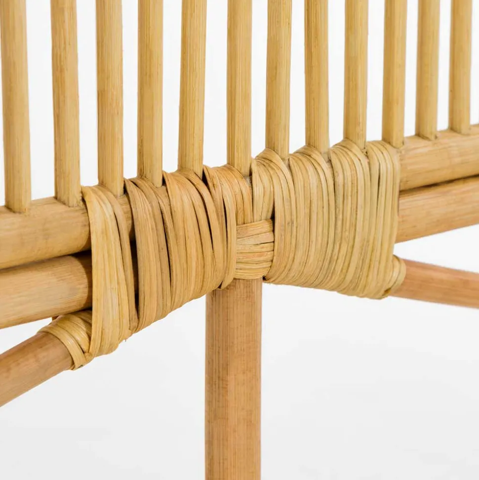 Rattan Kopfteil in Natur für Bett - Lucelo