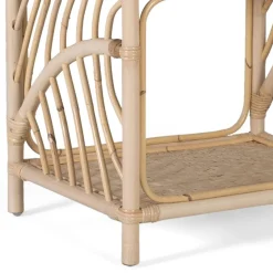 Rattan Nachtkommode mit zwei Ablagen - Robin
