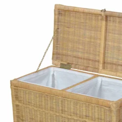 Rattan Wäschetruhe Salzburg in Beige
