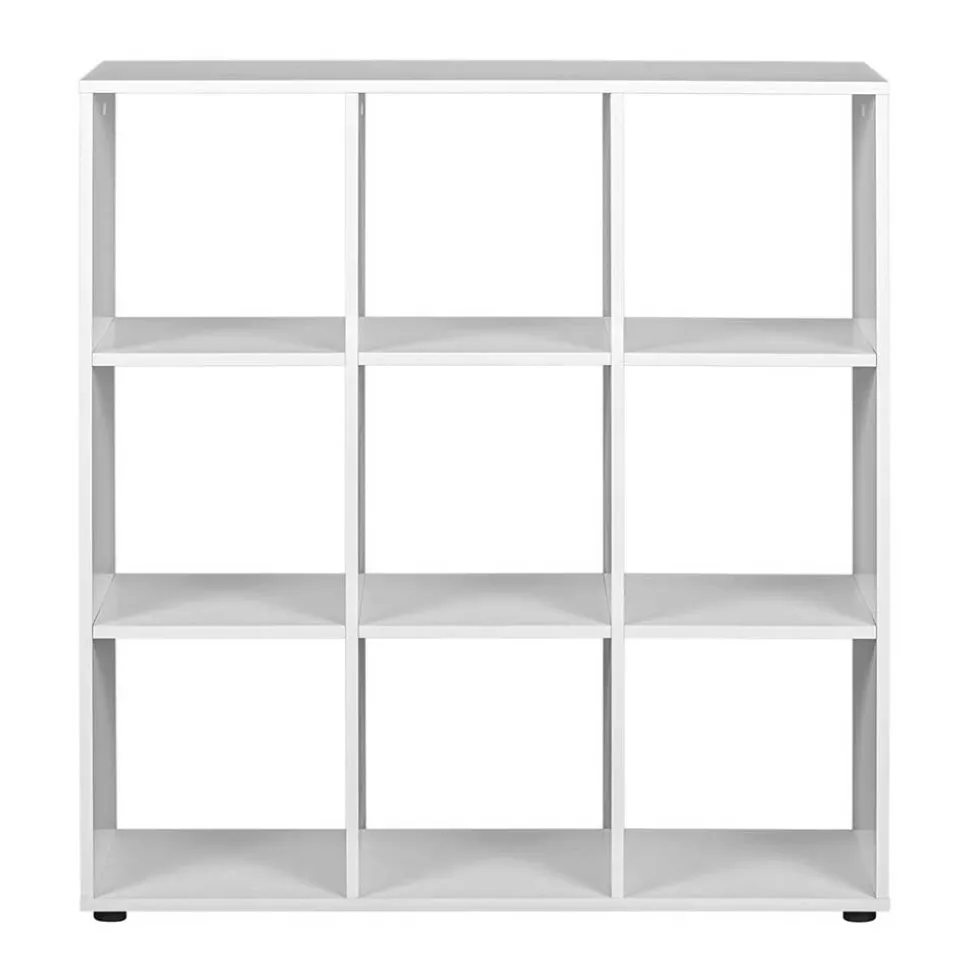 Raumteiler Regal Peritos in Weiß