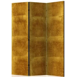 Raumtrenner Paravent in Goldfarben bedruckt - Nikolav