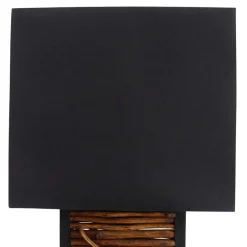 Rechteck Design Stehleuchte in Schwarz - Orthos