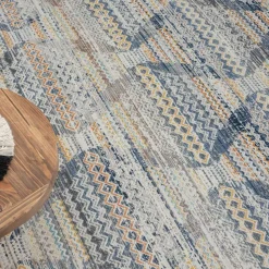 Rechteck Teppich 240x170 mehrfarbig gemustert - Princey