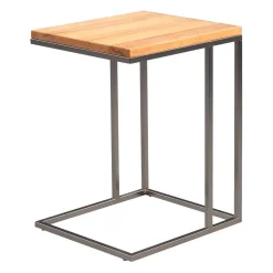 Rechteckiger Beistelltisch 38x43 cm Rodiccar mit Kernbuche