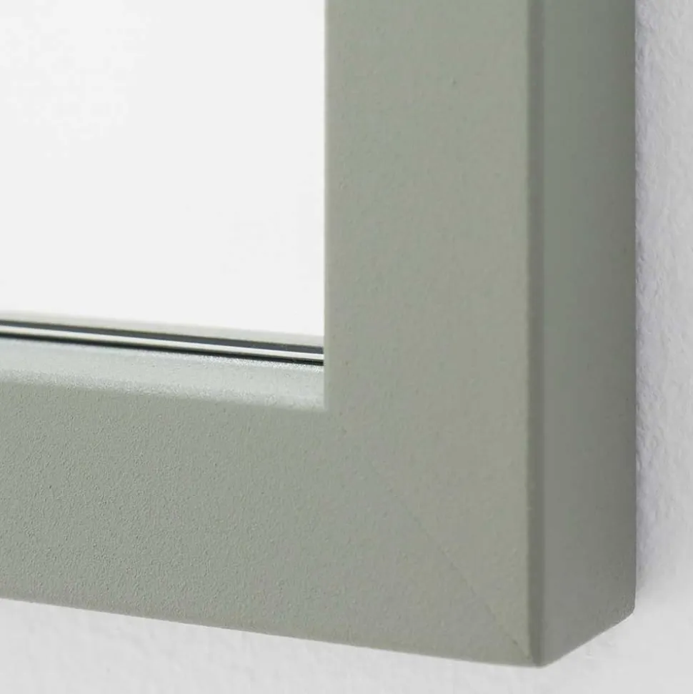 Rechteckiger Flur Spiegel in Graugrün - Monterrey