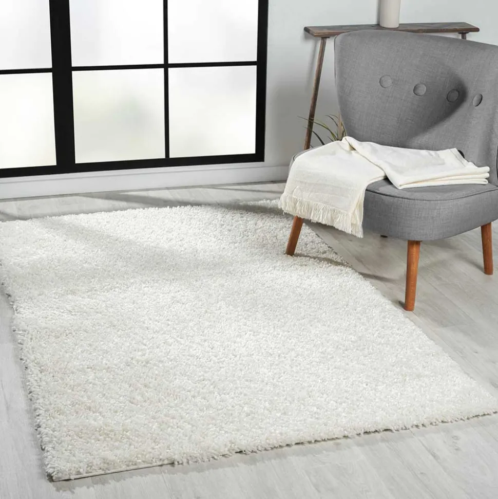 Rechteckiger Teppich Brücke mit Hochflor - Pralina