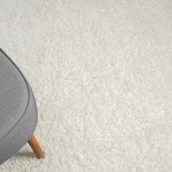 Rechteckiger Teppich Brücke mit Hochflor - Pralina