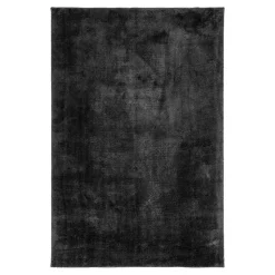 Rechteckiger Teppich in Anthrazit - Leya