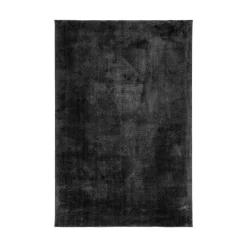 Rechteckiger Teppich in Anthrazit - Leya