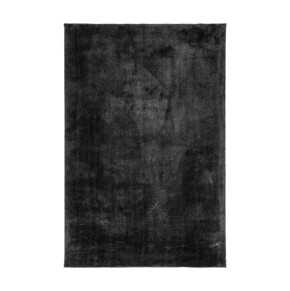 Rechteckiger Teppich in Anthrazit - Leya