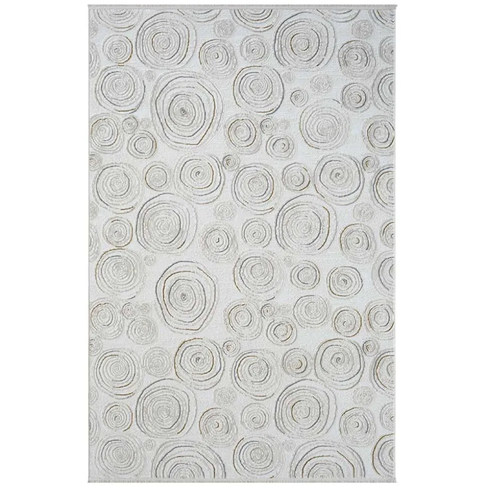 Rechteckiger Teppich mit Spiral Muster - Pray