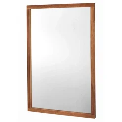 Rechteckiger Wand Spiegel in Eiche Optik - Helvana