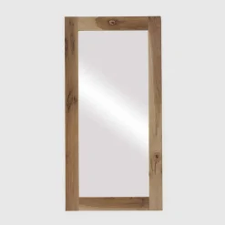 Rechteckiger Wandspiegel mit Holzrahmen - Alsbetas