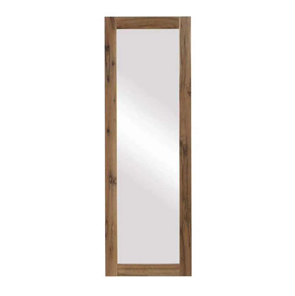 Rechteckiger Wandspiegel mit Holzrahmen - Alsbetas