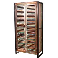 Recyclingholz Flurmöbel im Shabby Chic - Vosbadus (fünfteilig)