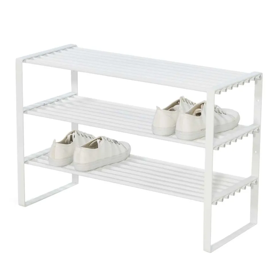 Regal für Schuhe aus weißem Stahl - Torosma