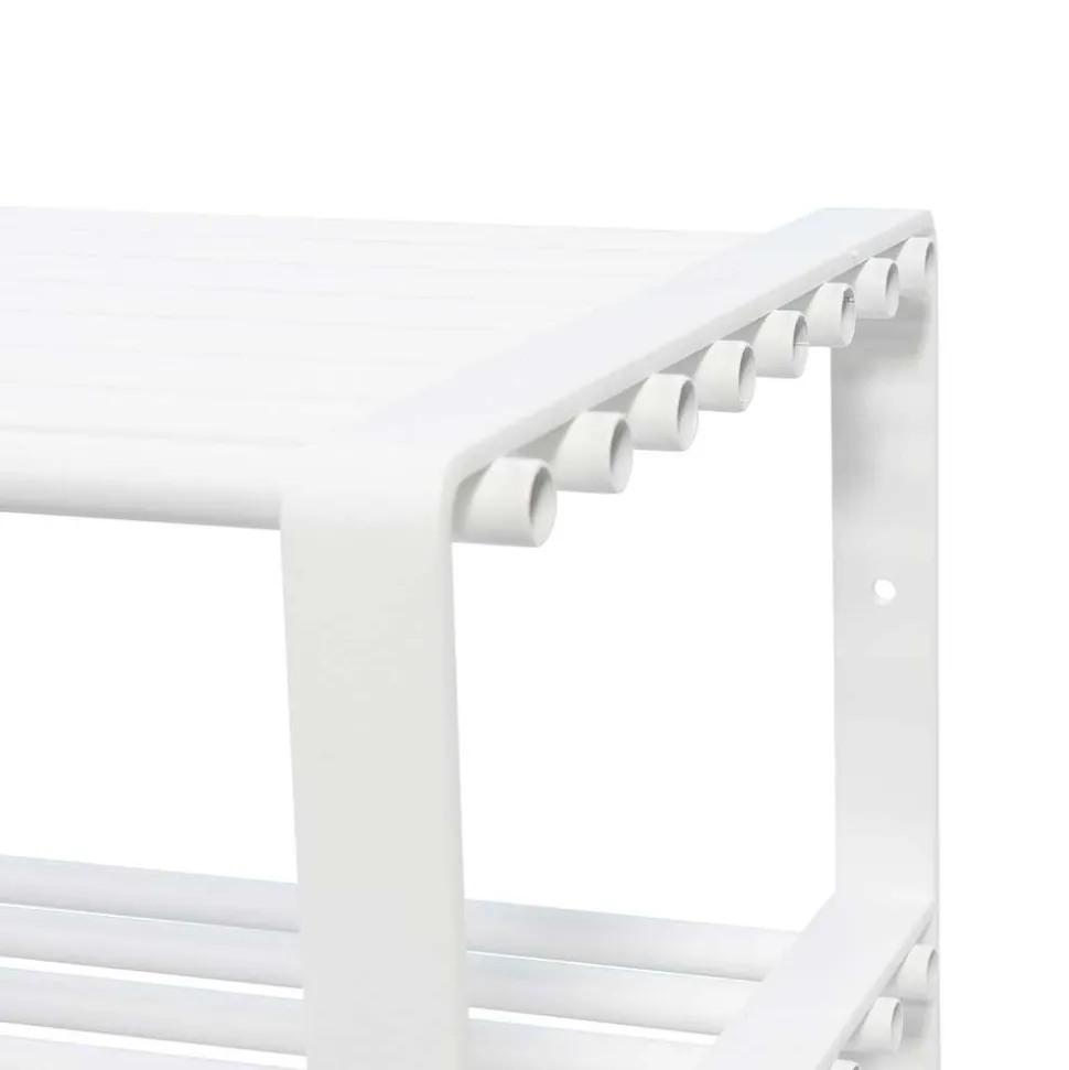 Regal für Schuhe aus weißem Stahl - Torosma