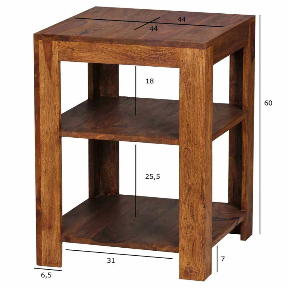 Regal Hoslo mit drei Ablageflächen